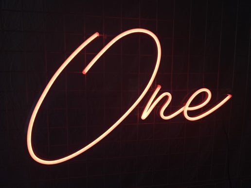 One