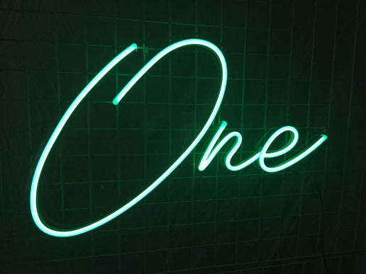 One