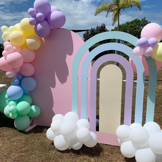 Pastel Rainbow Arch