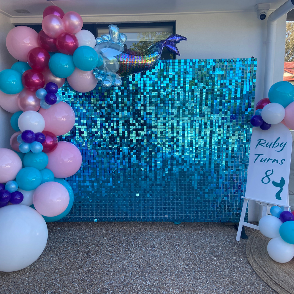 Shimmer Wall Blue