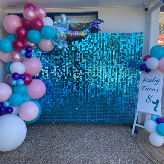 Shimmer Wall Blue