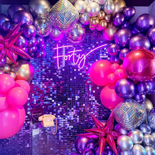 Shimmer Wall Purple